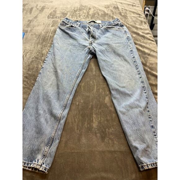 Levi's 505 Jeans Mens Size 36x30 Regular Fit Straight Leg Blue Denim Mexico‎ Vtg - Picture 1 of 7